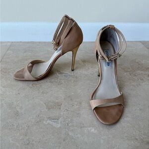 Steve Madden Nude Ankle Strap Heels